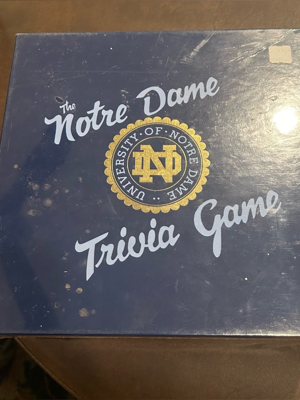 Vintage 1985 Notre Dame University‎ Trivia Game Fighting Irish, like new sealed